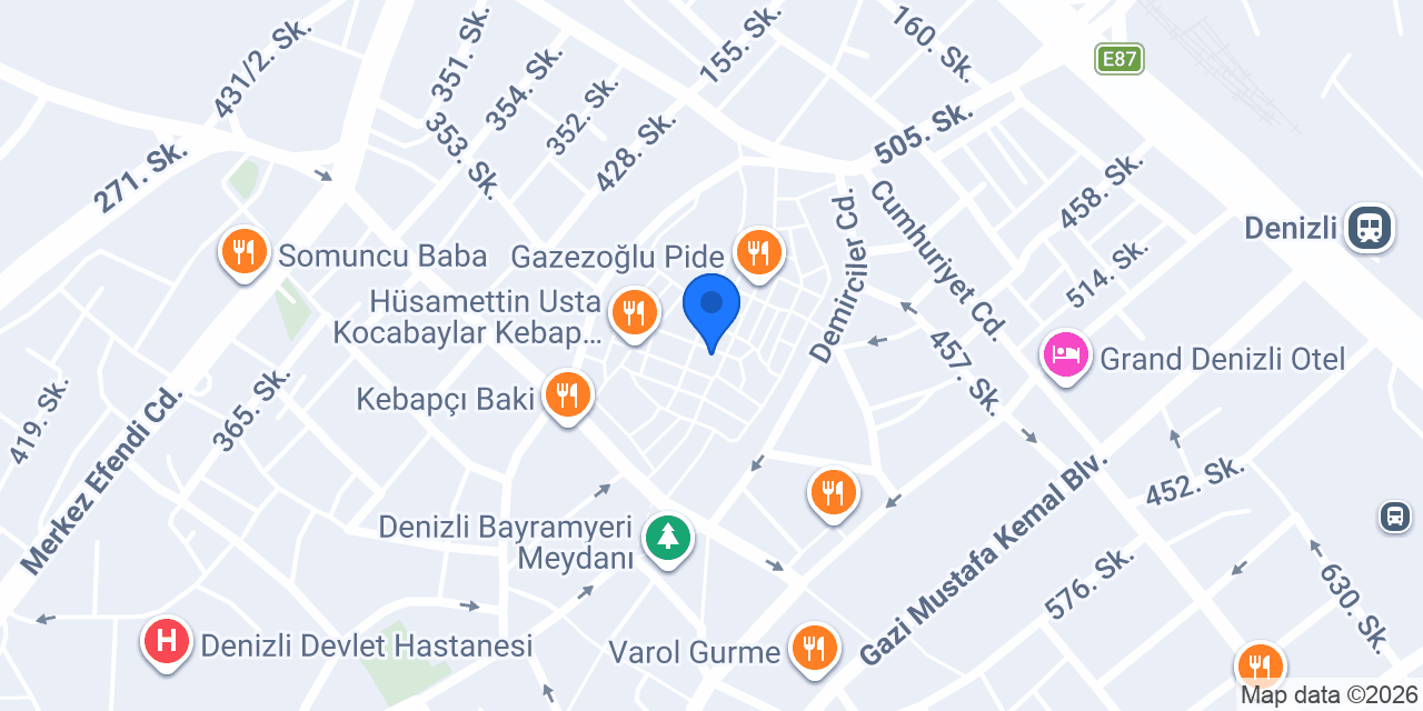Denizlibindalli Hakan Çeyiz konumu