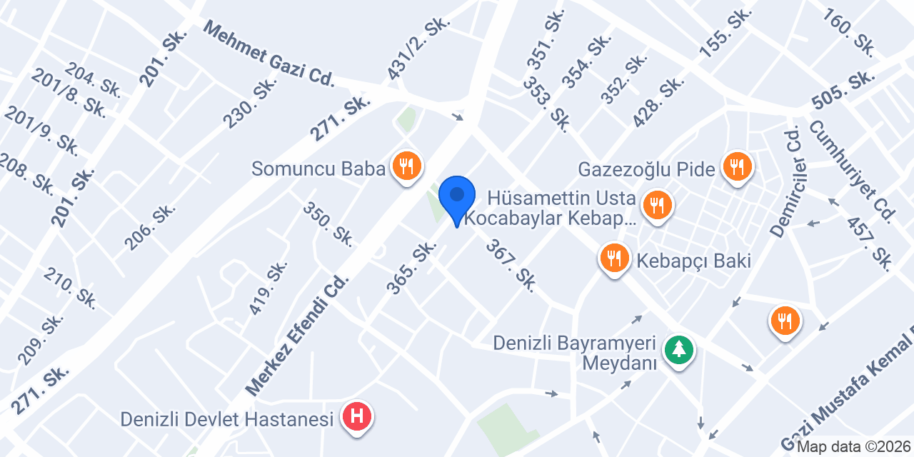 Meşin Elektrik konumu