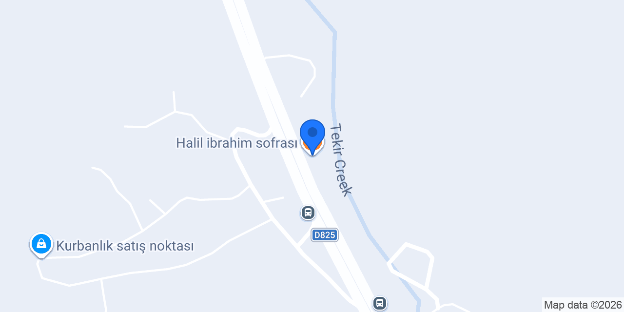 Halil ibrahim sofrası konumu