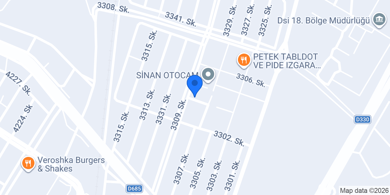 Gül Düğün Salonu Isparta konumu