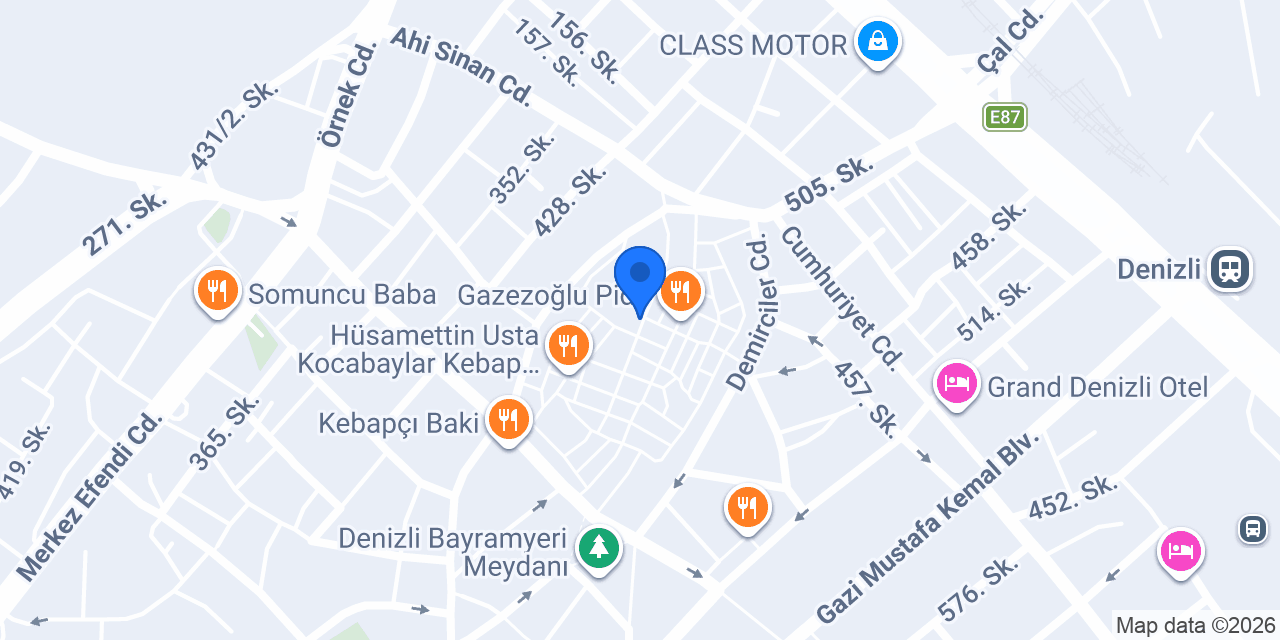 Yatağan El Sanatları konumu