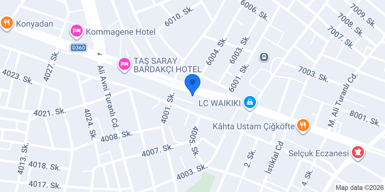 Yenitat çiğköfte konumu