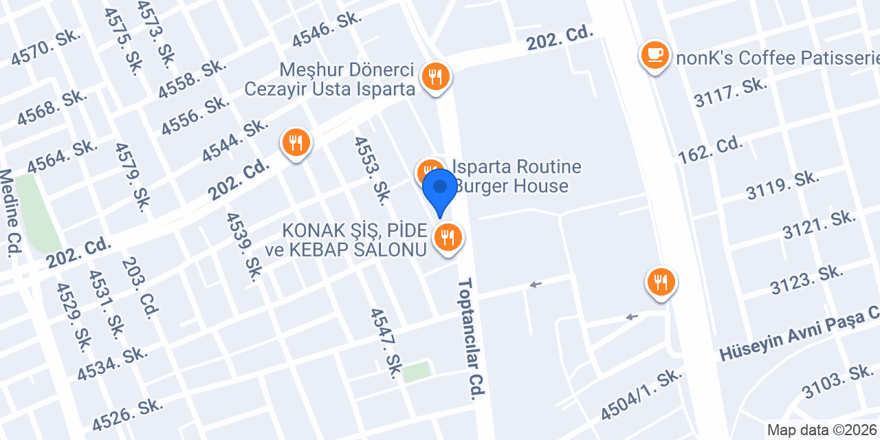 Konya Mutfağı konumu