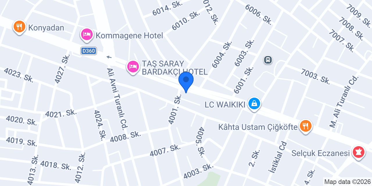 engin mobilya kahta konumu