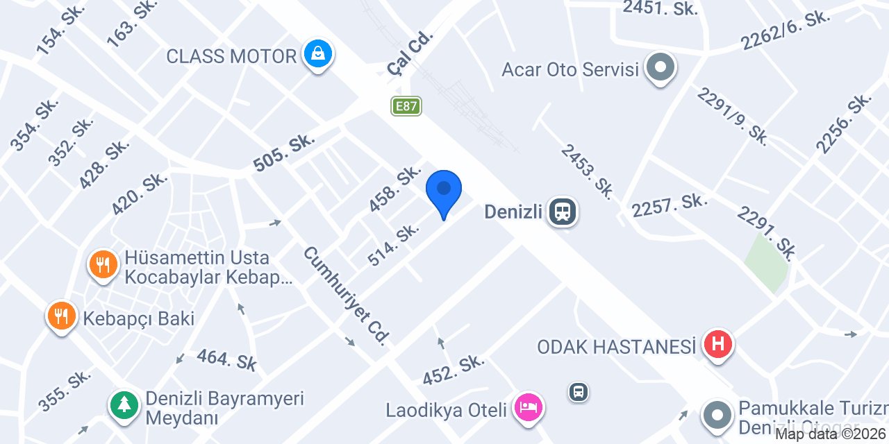 DENİZLİ MULTİMEDYA DÜNYASİ konumu