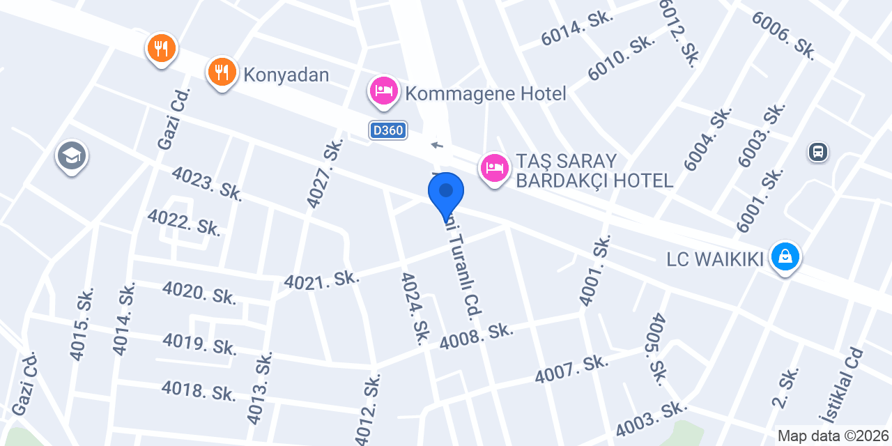 Güven Su Tesisat konumu