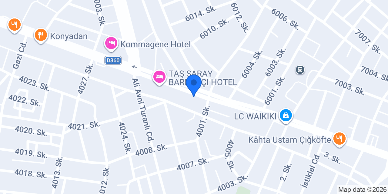 AMCAOĞLU BAKLAVALARI konumu
