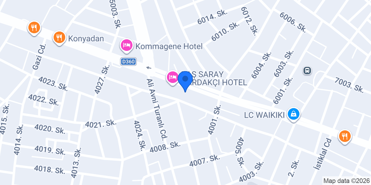 Pasaport Pizza Kahta konumu
