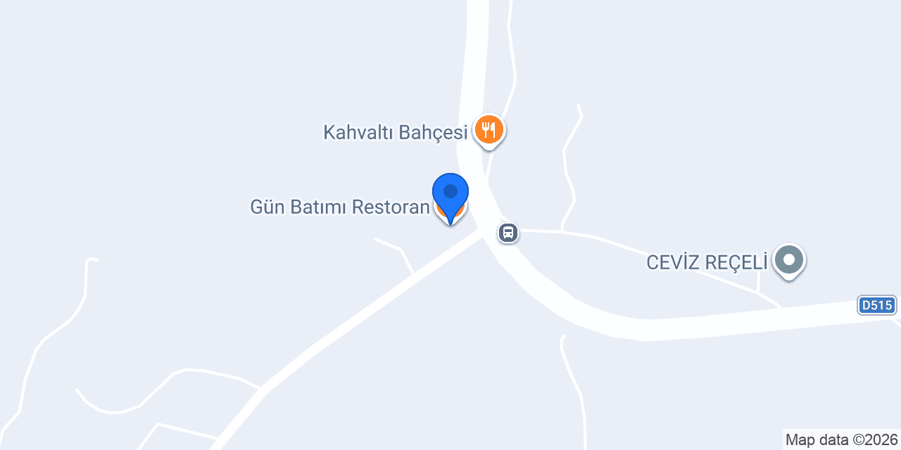 Gün Batımı Restoran konumu