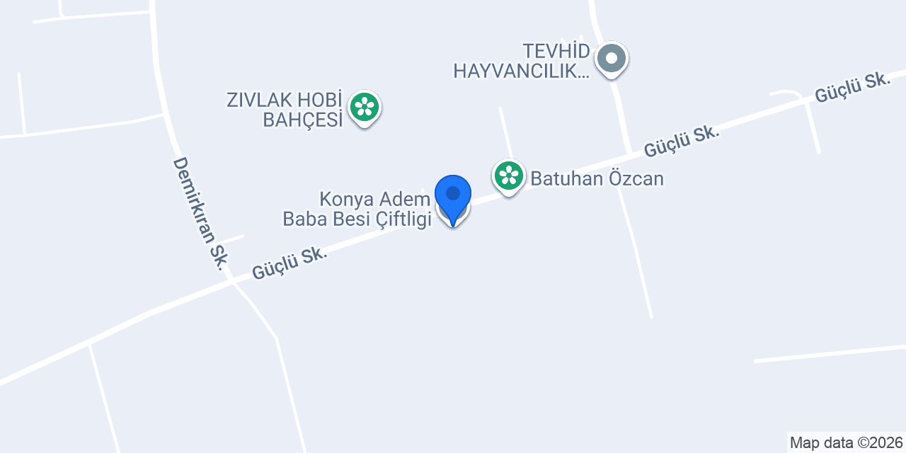 Konya Adem Baba Besi Çiftligi konumu
