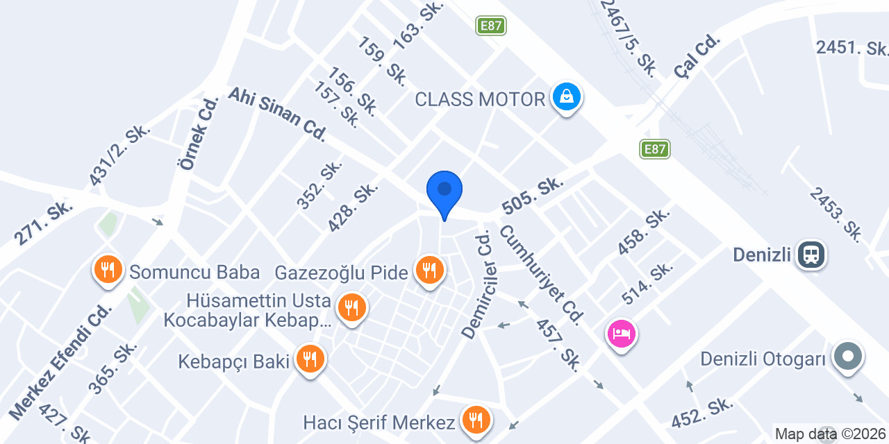 Özşah Hırdavat konumu