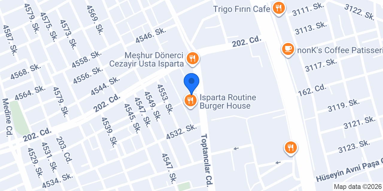 Arkeolog Bey Burger konumu