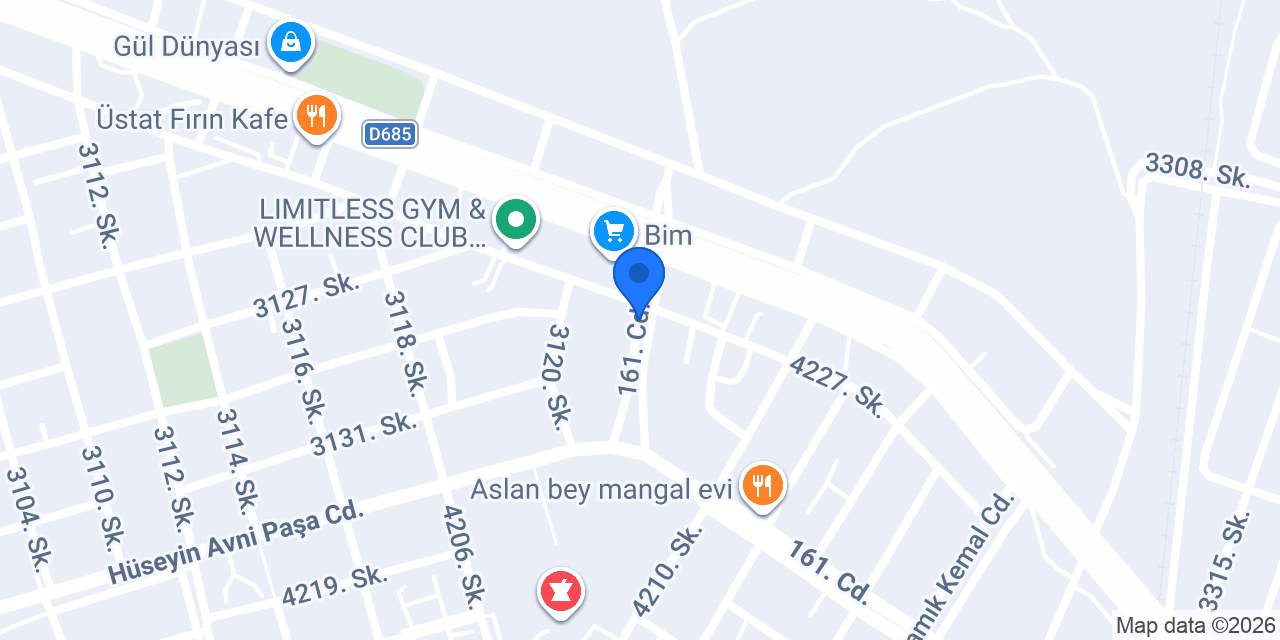 Köşem manav konumu
