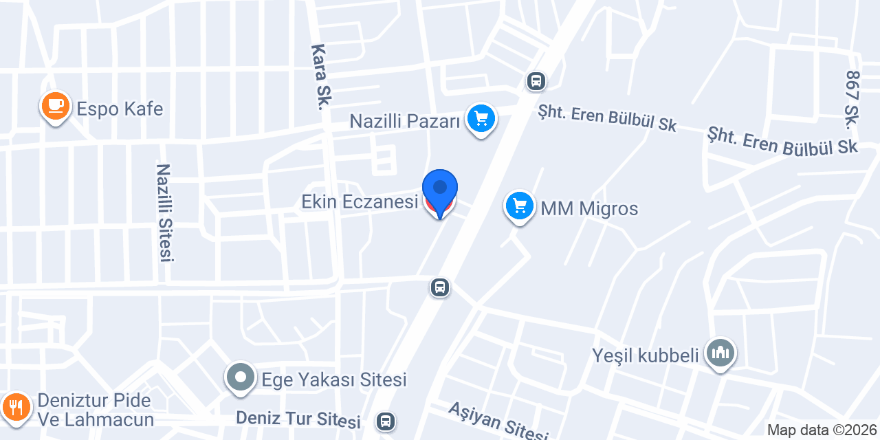 Ekin Eczanesi konumu