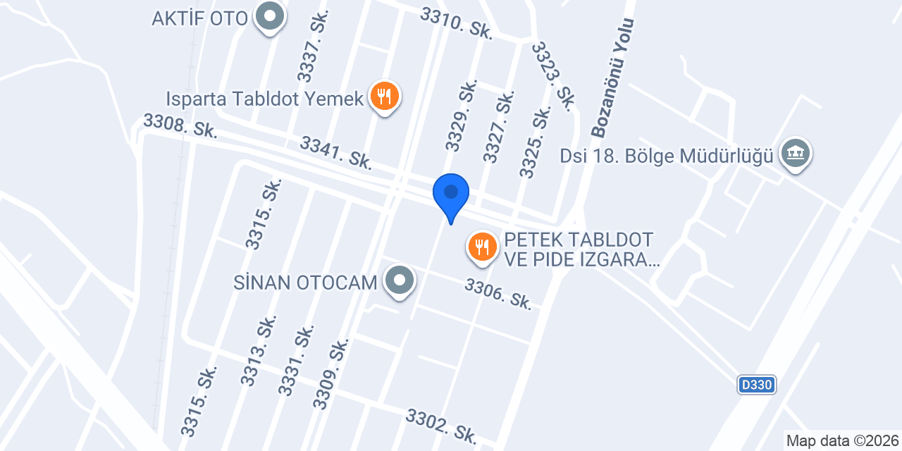 ISPARTA TAKOGRAF konumu