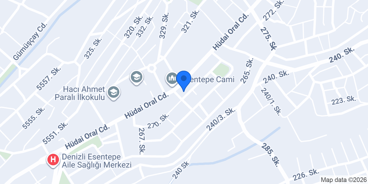 Denizli ECA Servisi konumu