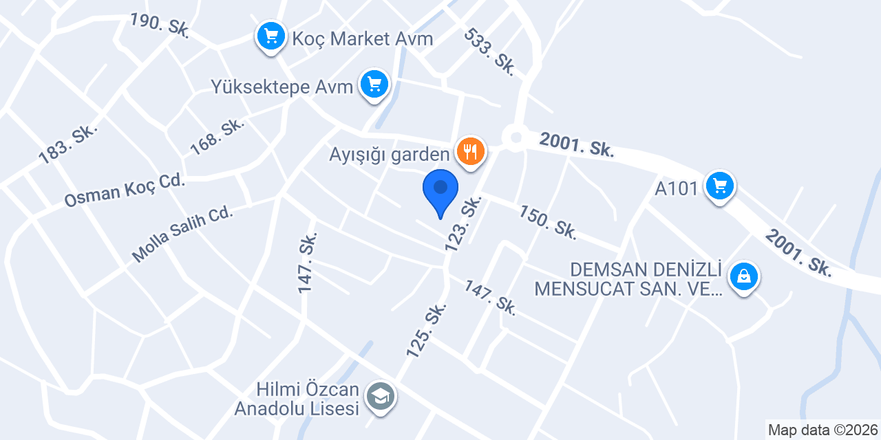 EGGDEN San. Tic. Ltd. Şti. konumu