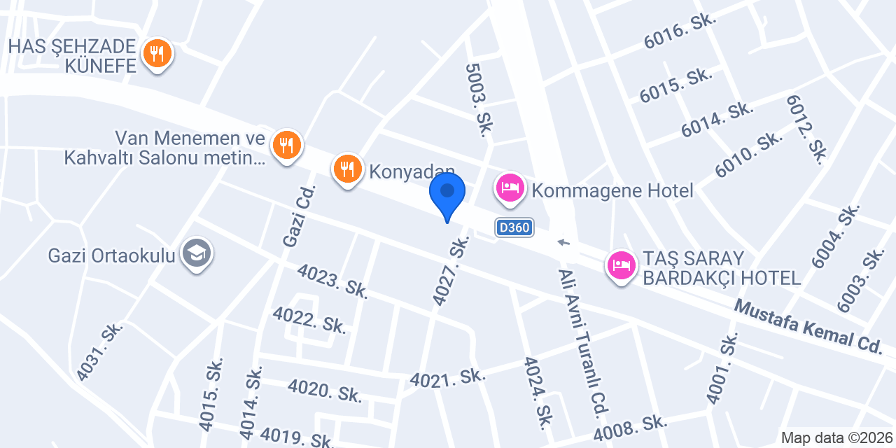 Özenç Kahve Çikolata Şekerleme Evi konumu