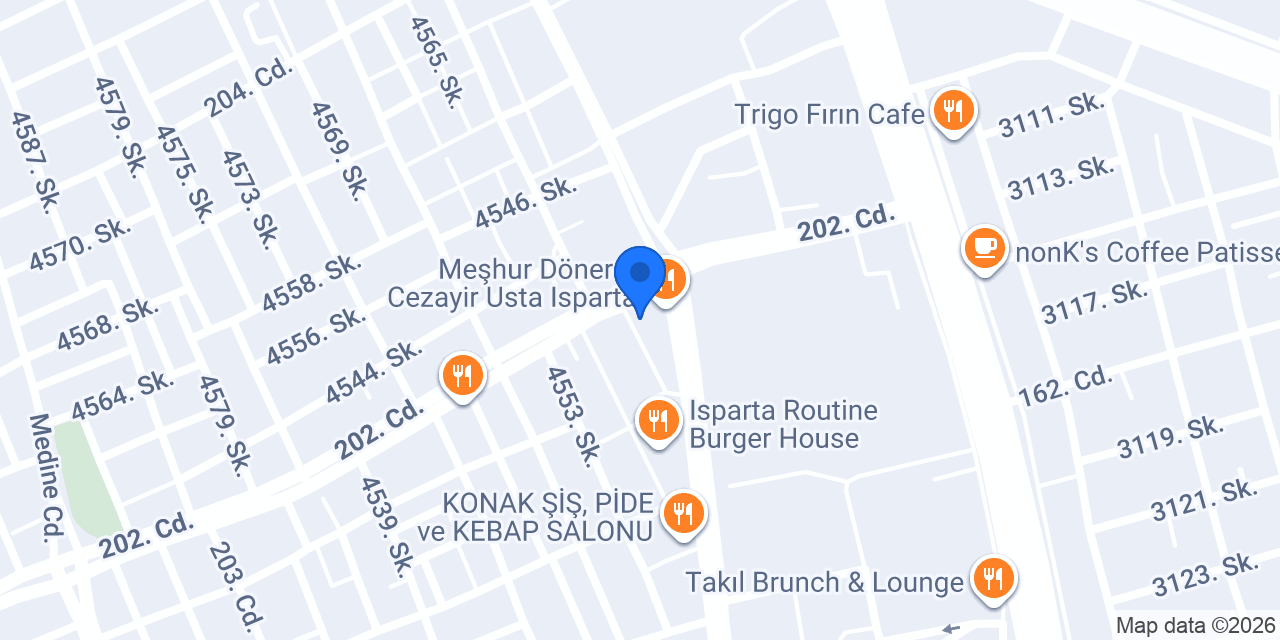 Viddex Dijital Ajans Isparta konumu