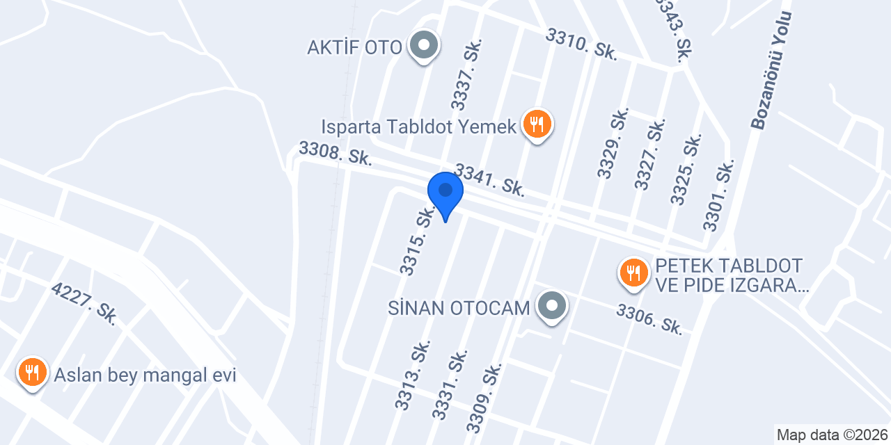 ECK OTO BOYA konumu