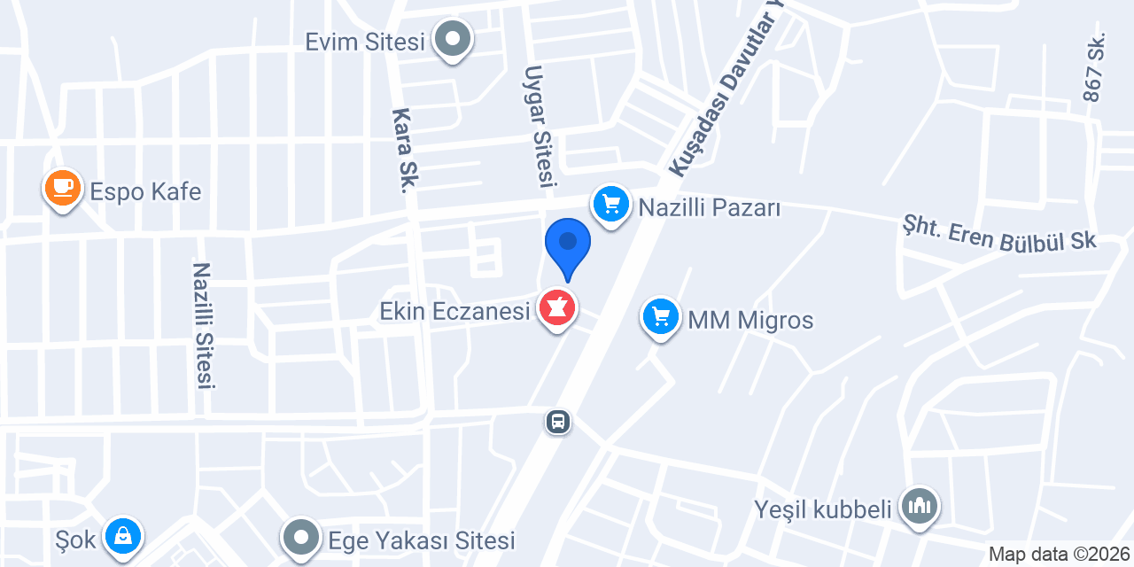 Migros - Davutlar Şubesi konumu