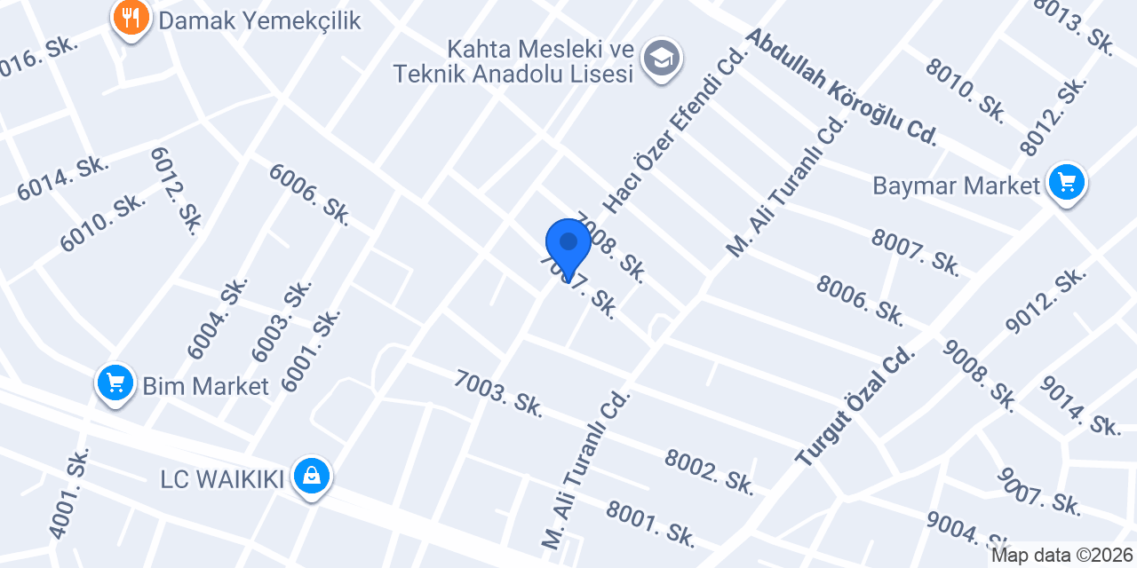 Saydam Bayan Kuaförü konumu