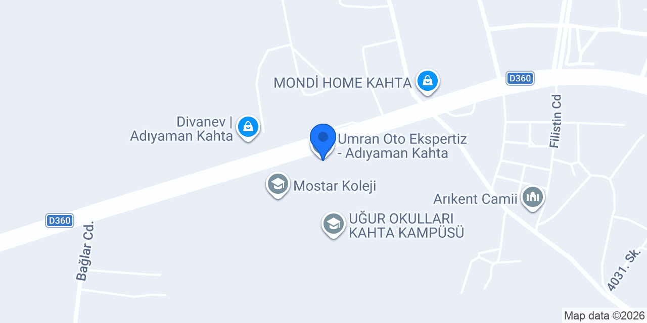 Umran Oto Ekspertiz konumu