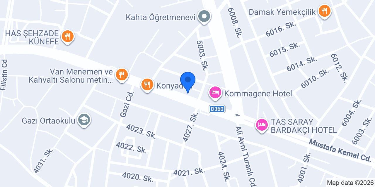 Aktaşlar Kebap Salonu konumu