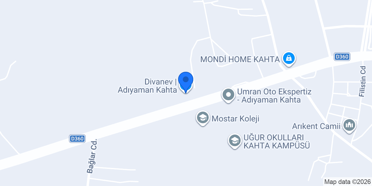 Divanev | Adıyaman Kahta konumu