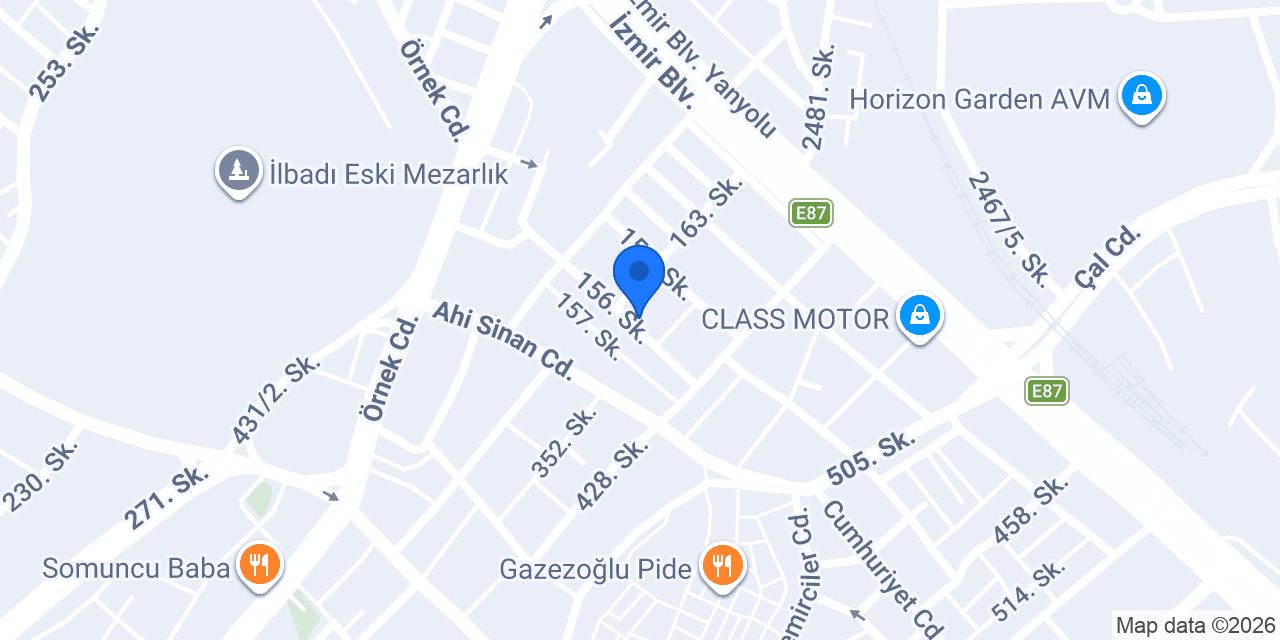Çavdar Ticaret konumu