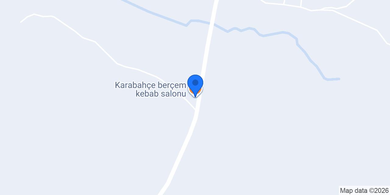 Karabahçe berçem kebab salonu konumu