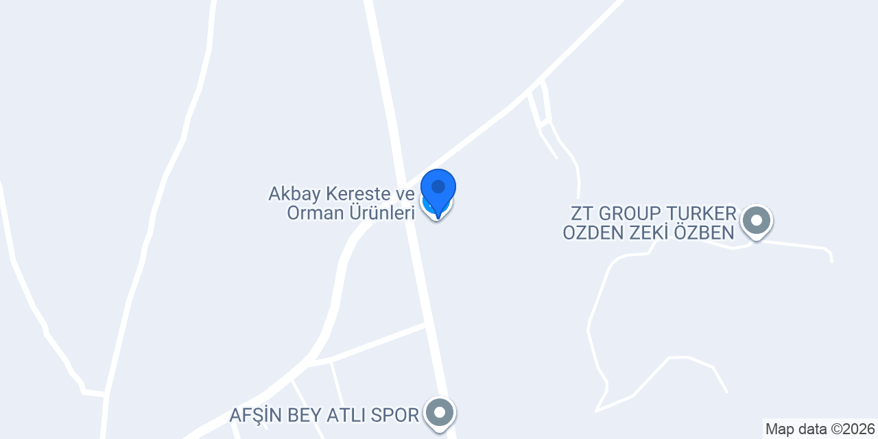 Akbay Kereste ve Orman Ürünleri konumu