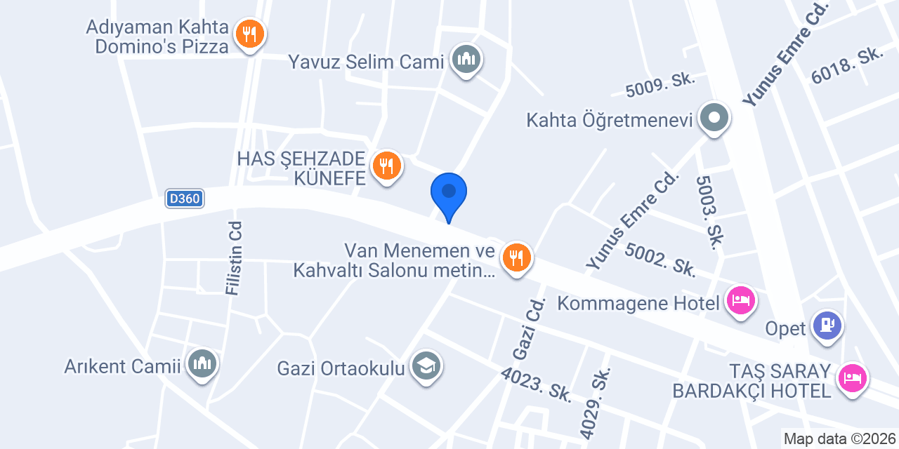 Dinçerler Kebap Salonu konumu