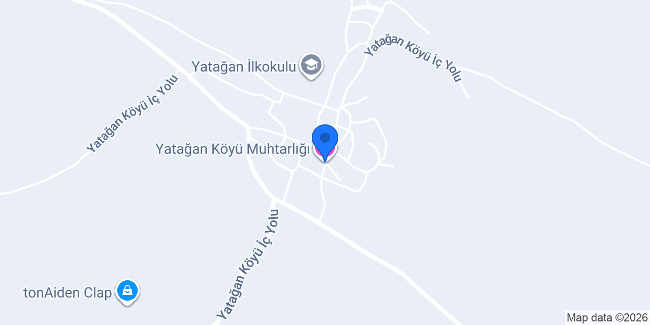 Yatağan Köyü Muhtarlığı konumu
