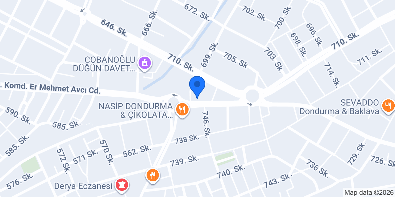 Kekik Eczanesi konumu