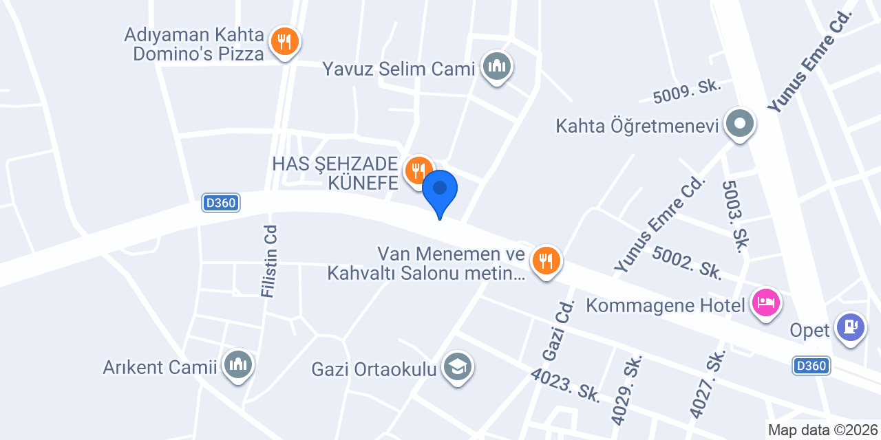 Boztepe yapı dekorasyon konumu