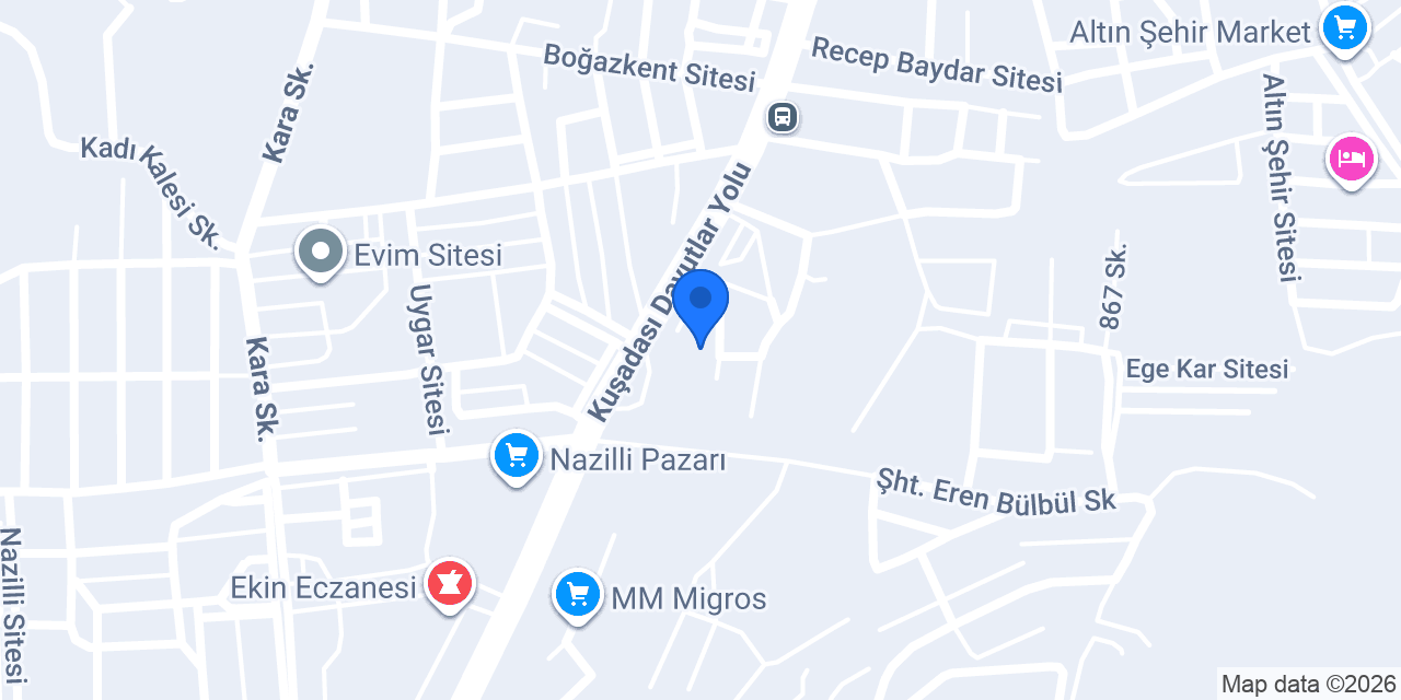 Mevsim Ziraat Yapı Market konumu