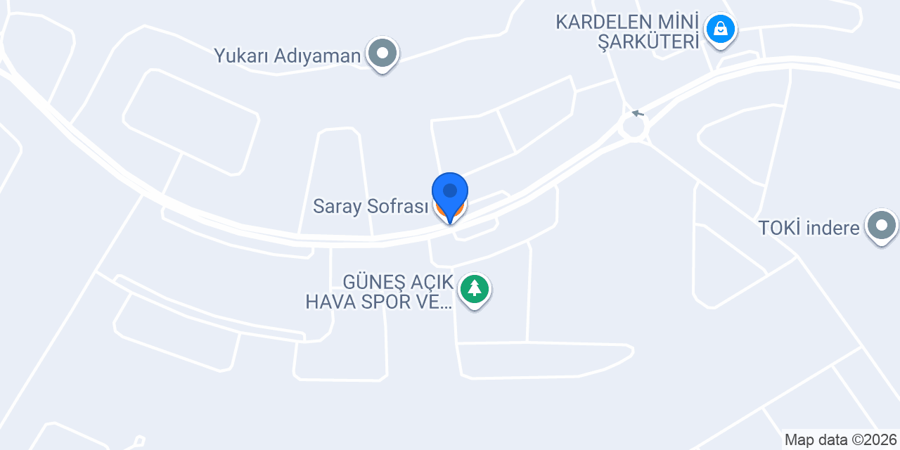 Saray Sofrası konumu