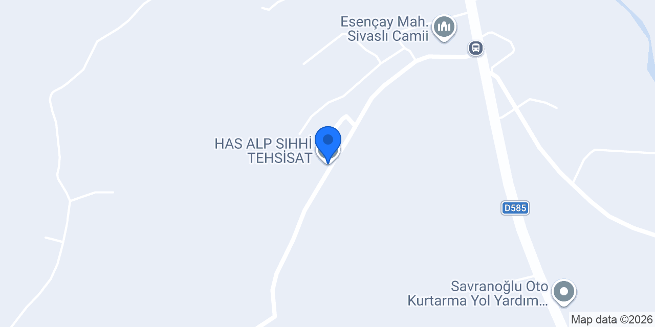 HAS ALP SIHHİ TEHSİSAT konumu