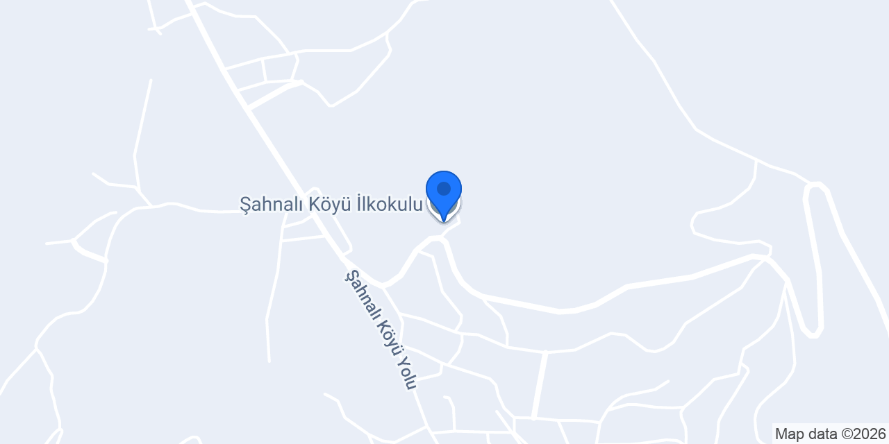 Şahnalı Köyü İlkokulu konumu