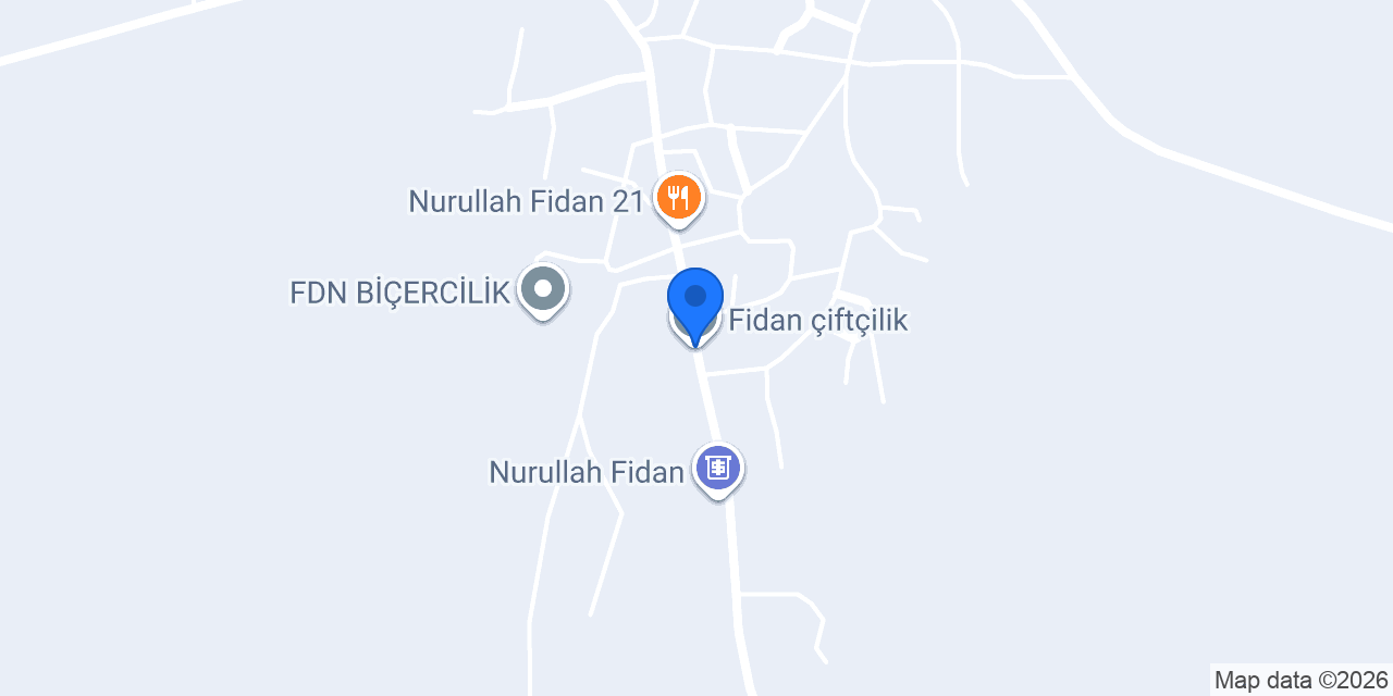 Fidan çiftçilik konumu