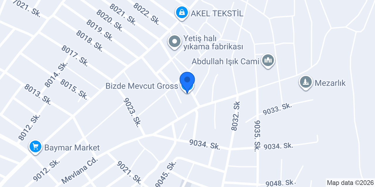 Bizde Mevcut Gross konumu