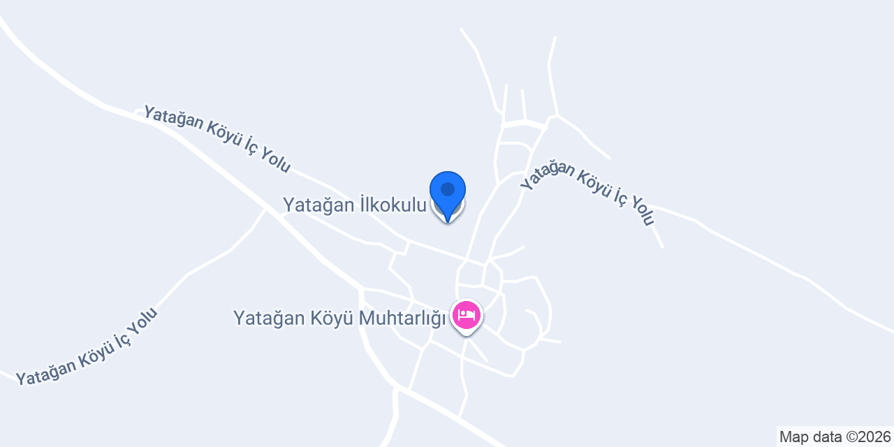 Yatağan İlkokulu konumu