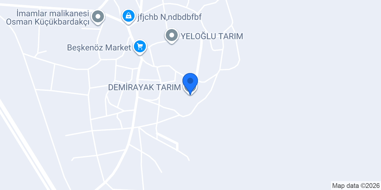 DEMİRAYAK TARIM konumu