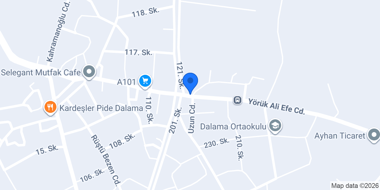 Dalama Süt Kooperatifi konumu