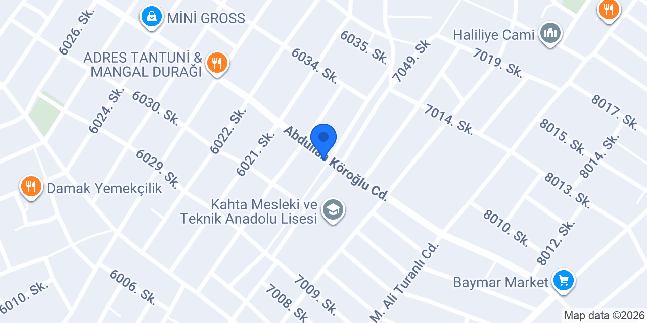 ELİT PERDE Kâhta konumu