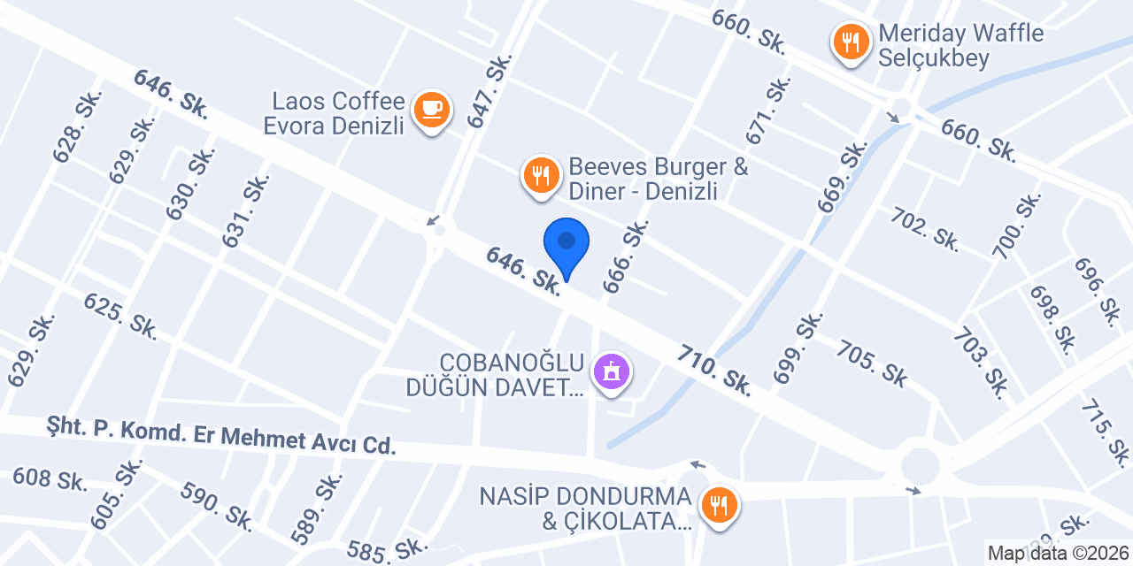 CAİRO COFFEE ROASTERY DENİZLİ EVORA konumu