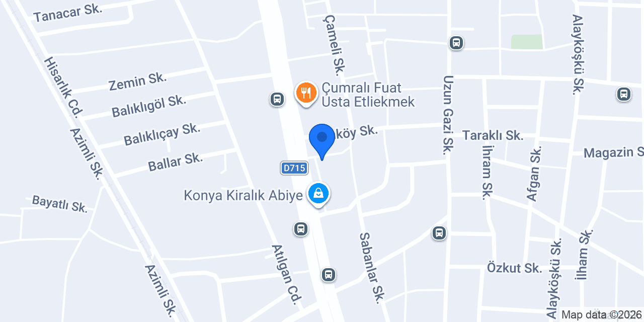 ZERAFET ETLİEKMEK & PİDE SALONU konumu