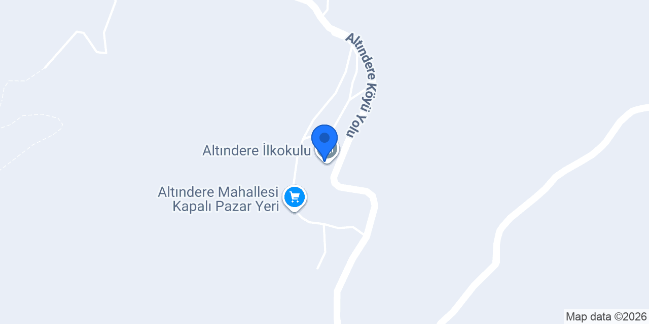 Altındere İlkokulu konumu