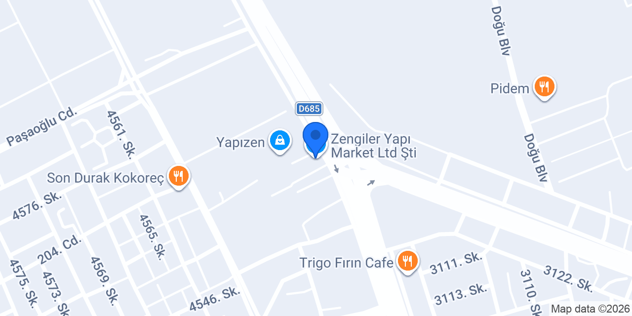 Zengiler Yapı Market Ltd Şti konumu